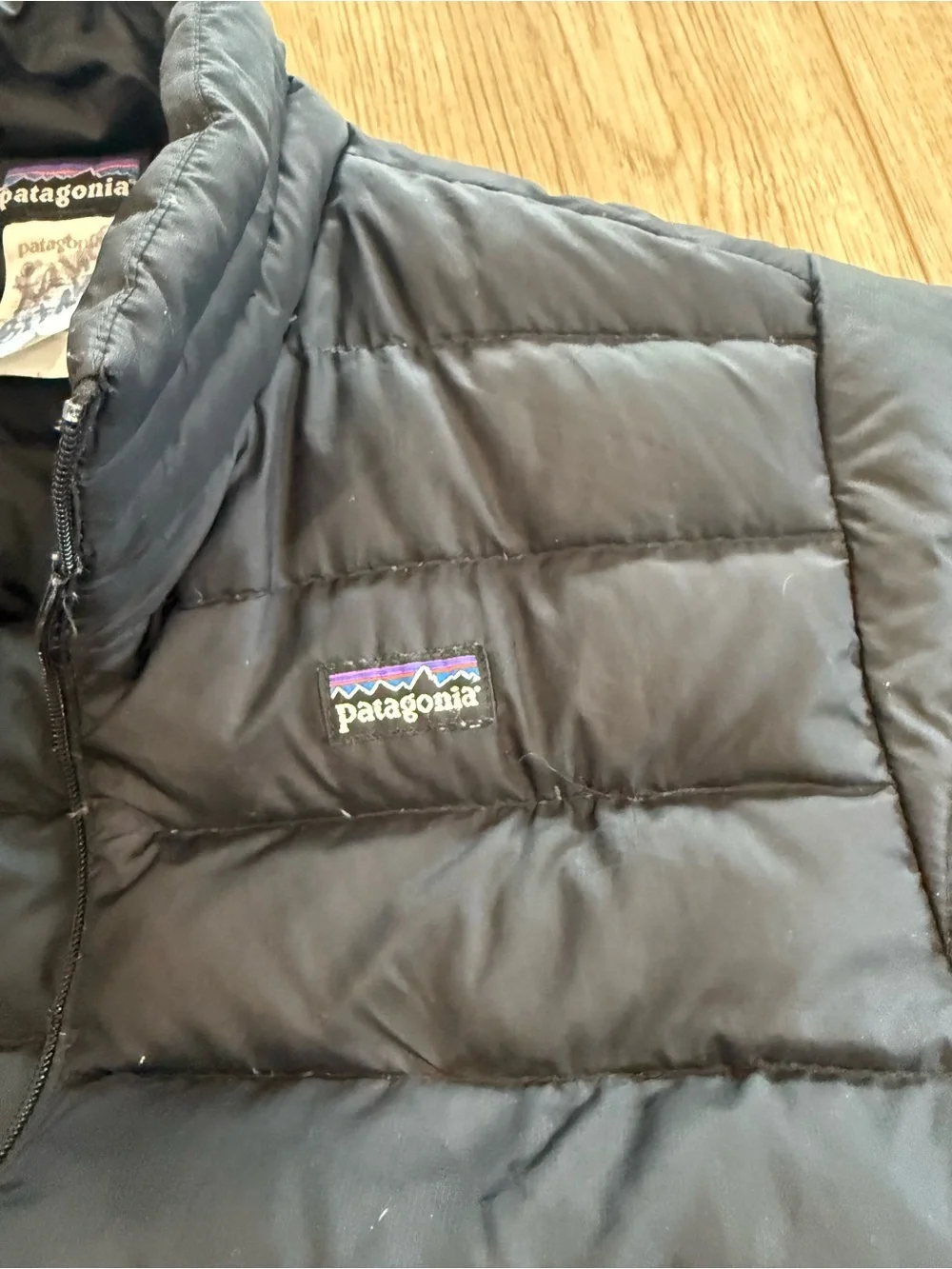 Patagonia kids Black Down Puffer Jacket size 12